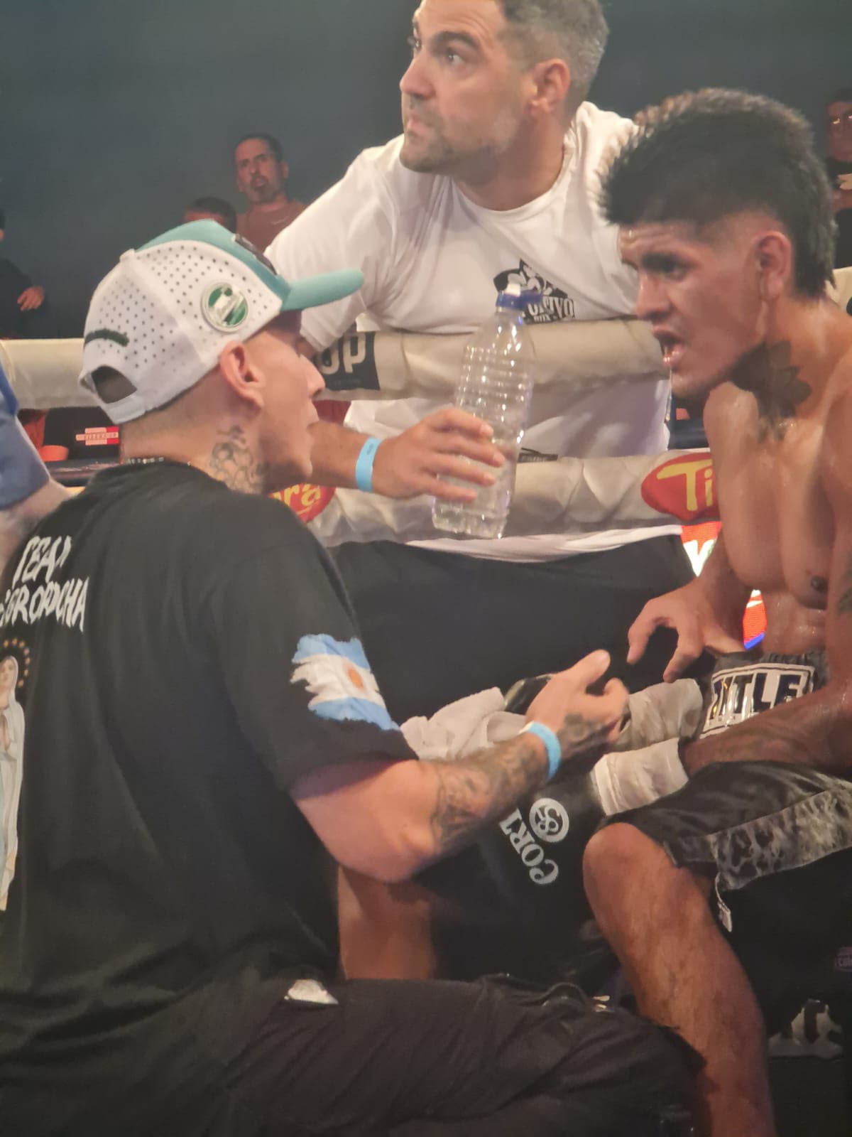 Sparring entre dos alumnos